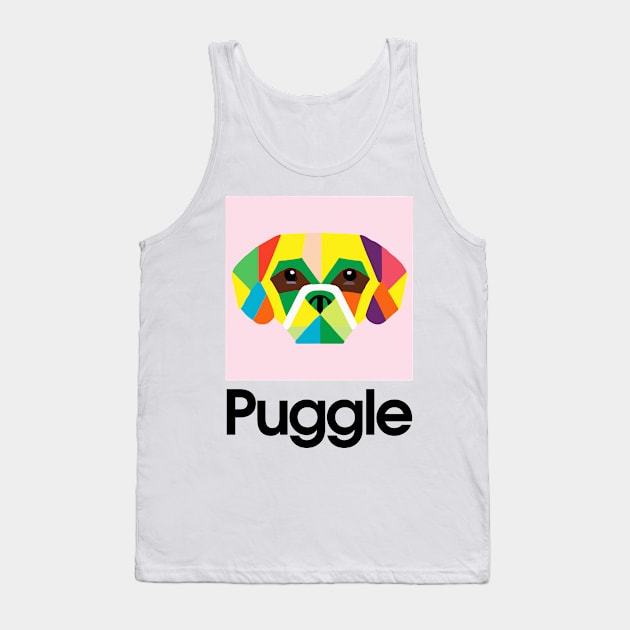 Puggle Dog Owner Vintage Funny Puggle Tank Top by BetterManufaktur